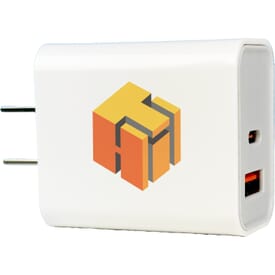 2 in 1 USB Wall Charger 30W-24 Hour