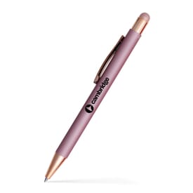 Fleetwood Stylus Satin Soft Touch Gel Click Pen (Recycled Aluminum)