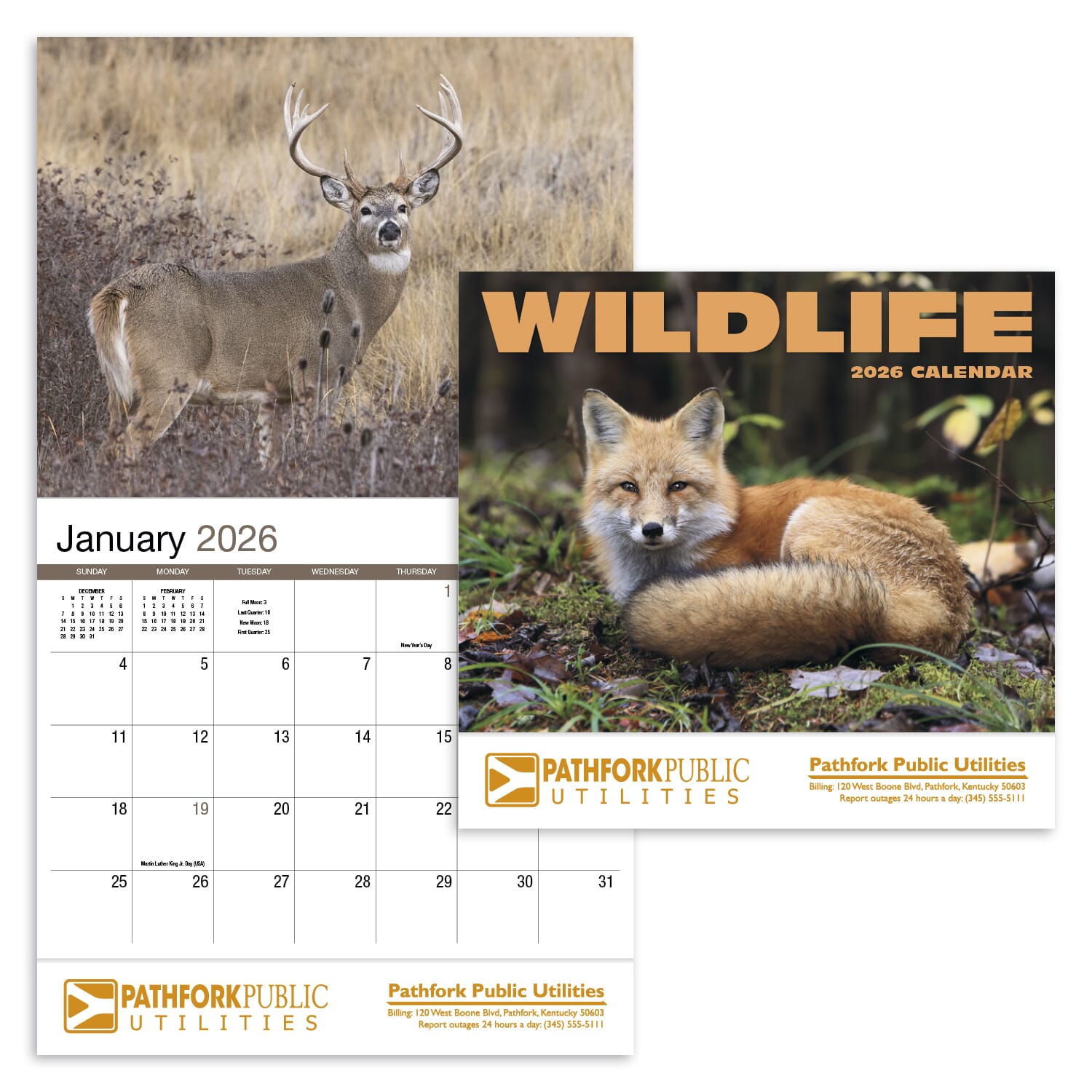 2026 HotLine® Products Wildlife Appointment Calendar - Stapled