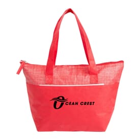 Mist Recycled 9-Can Non-Woven Tote Cooler