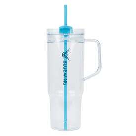 Oliver 40 oz Clear Travel Mug