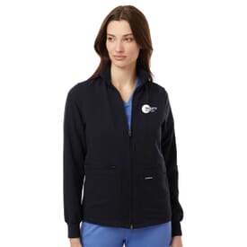 Women's Jaanuu Ceri Essential Full-Zip 6-Pocket Scrub Jacket