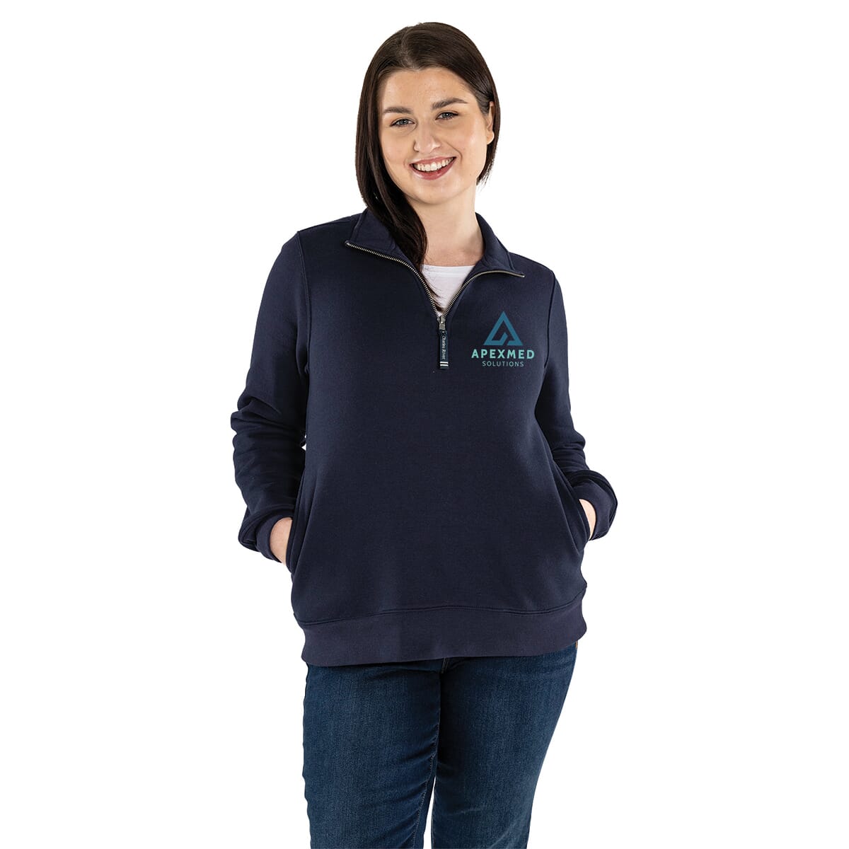 Women's Charles River Crosswind Quarter Zip Sweatshirt