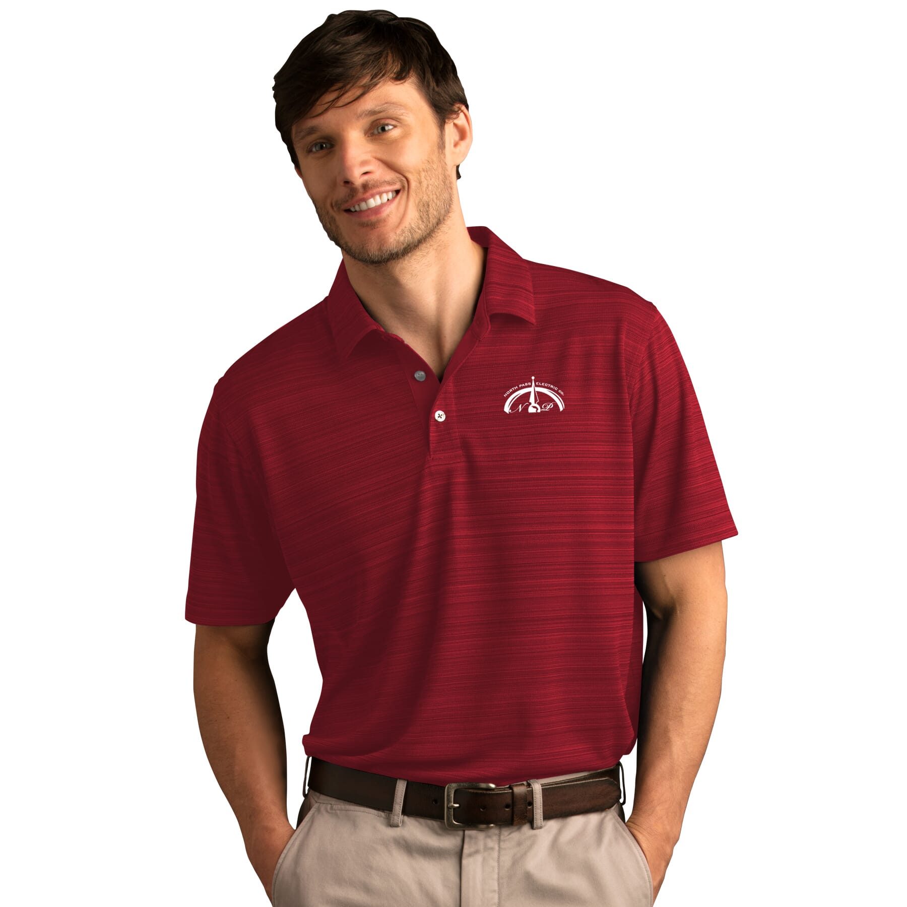 Men's Vansport Strata Textured Polo