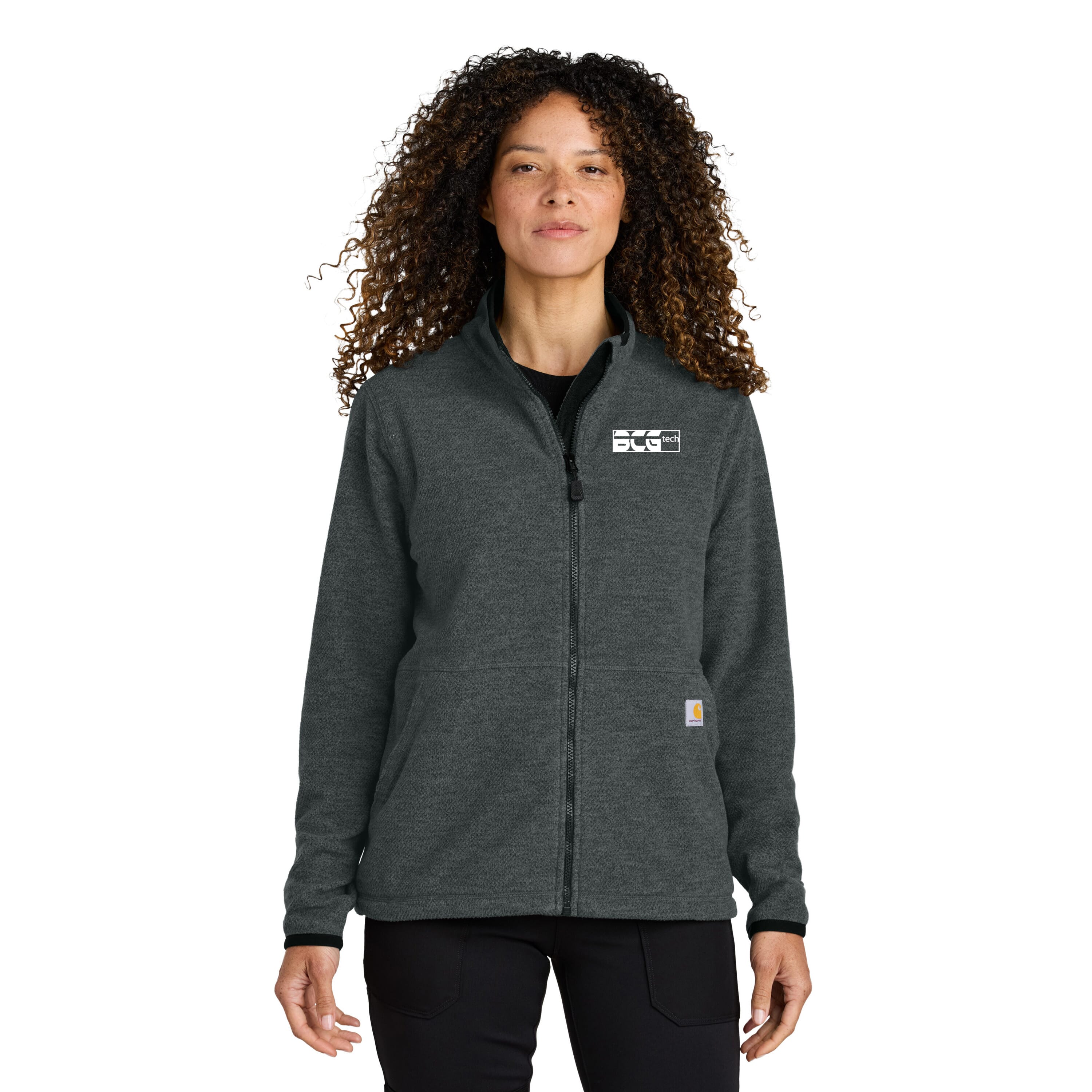 Women’s Carhartt® Textured Full-Zip Fleece Jacket