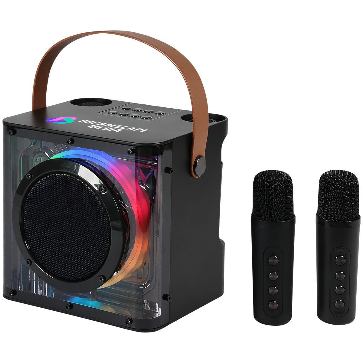 15W Karaoke Wireless Speaker with 2 Mics