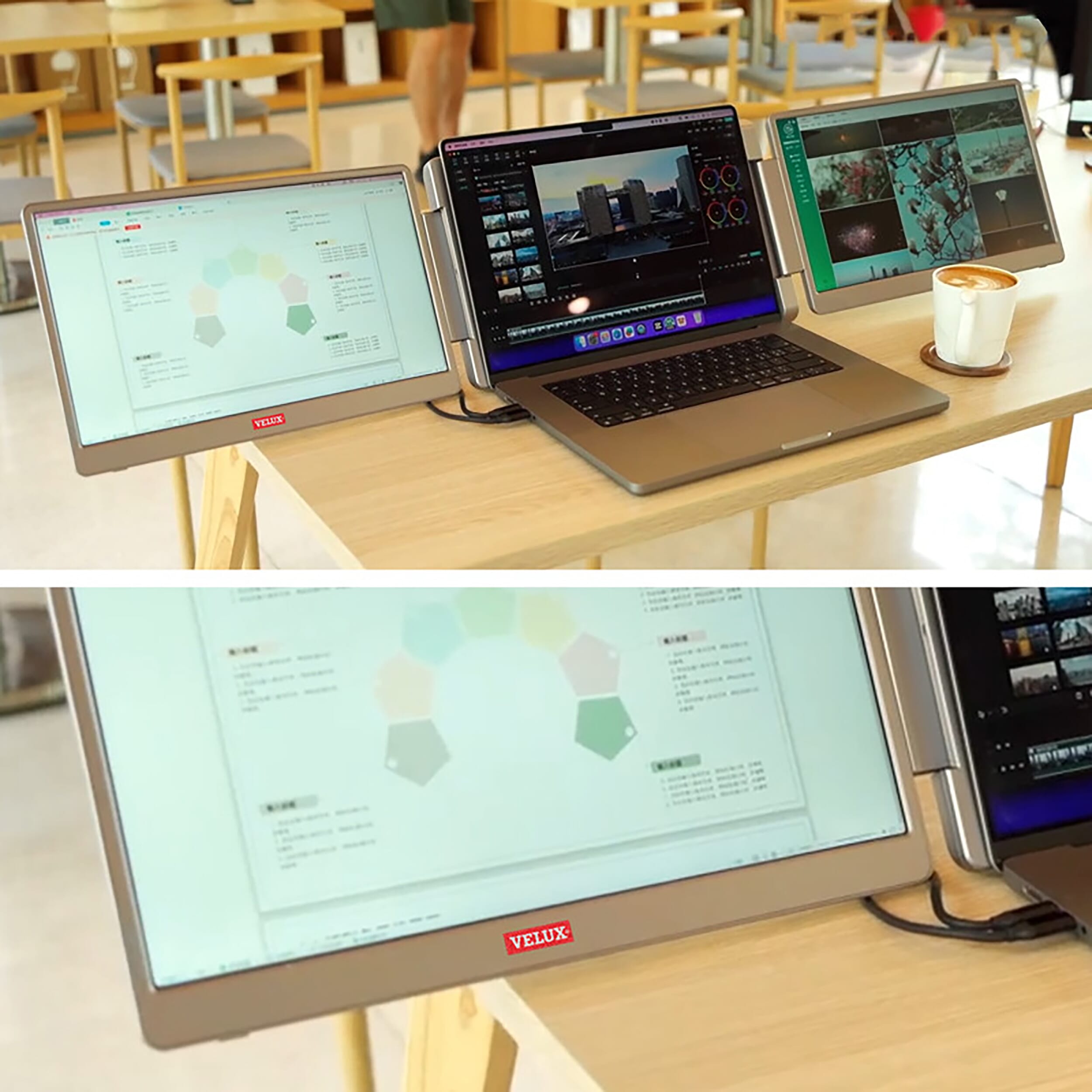 Laptop Trio Monitor Extender