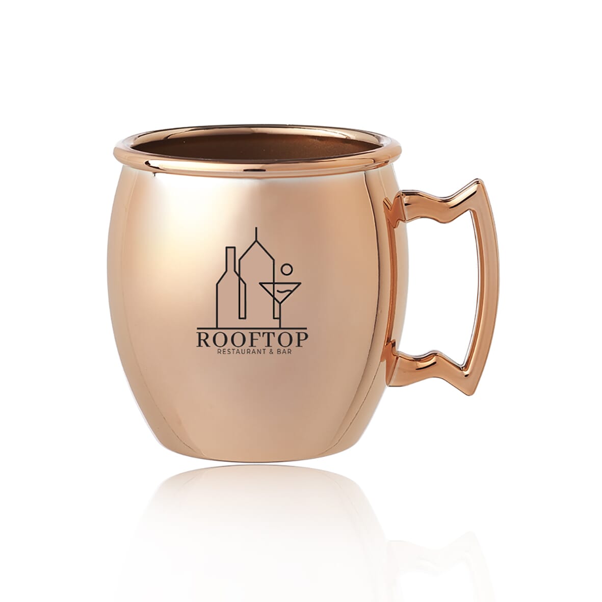2 oz Mini Moscow Mule Shot Glass