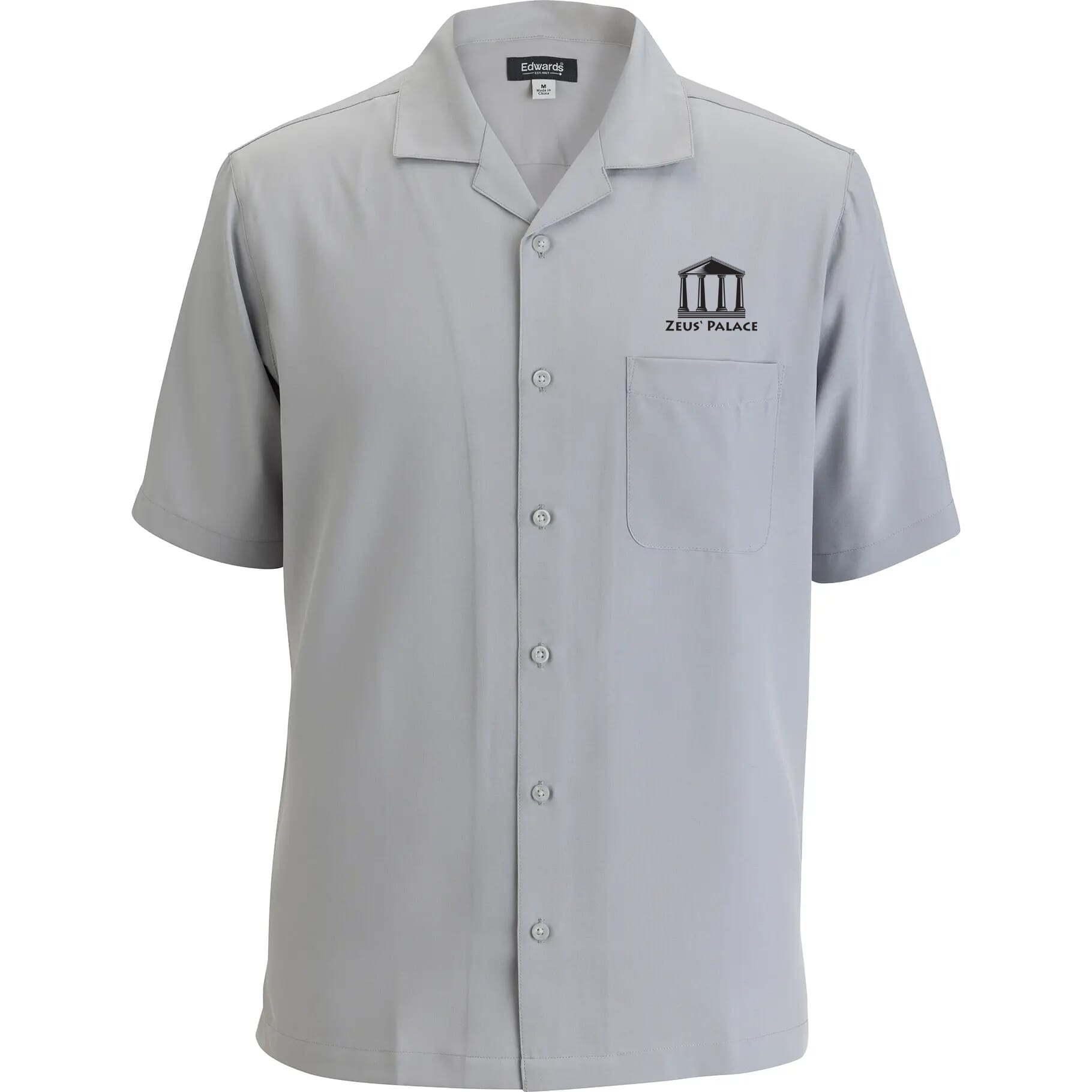 Unisex Camp Collar Shirt