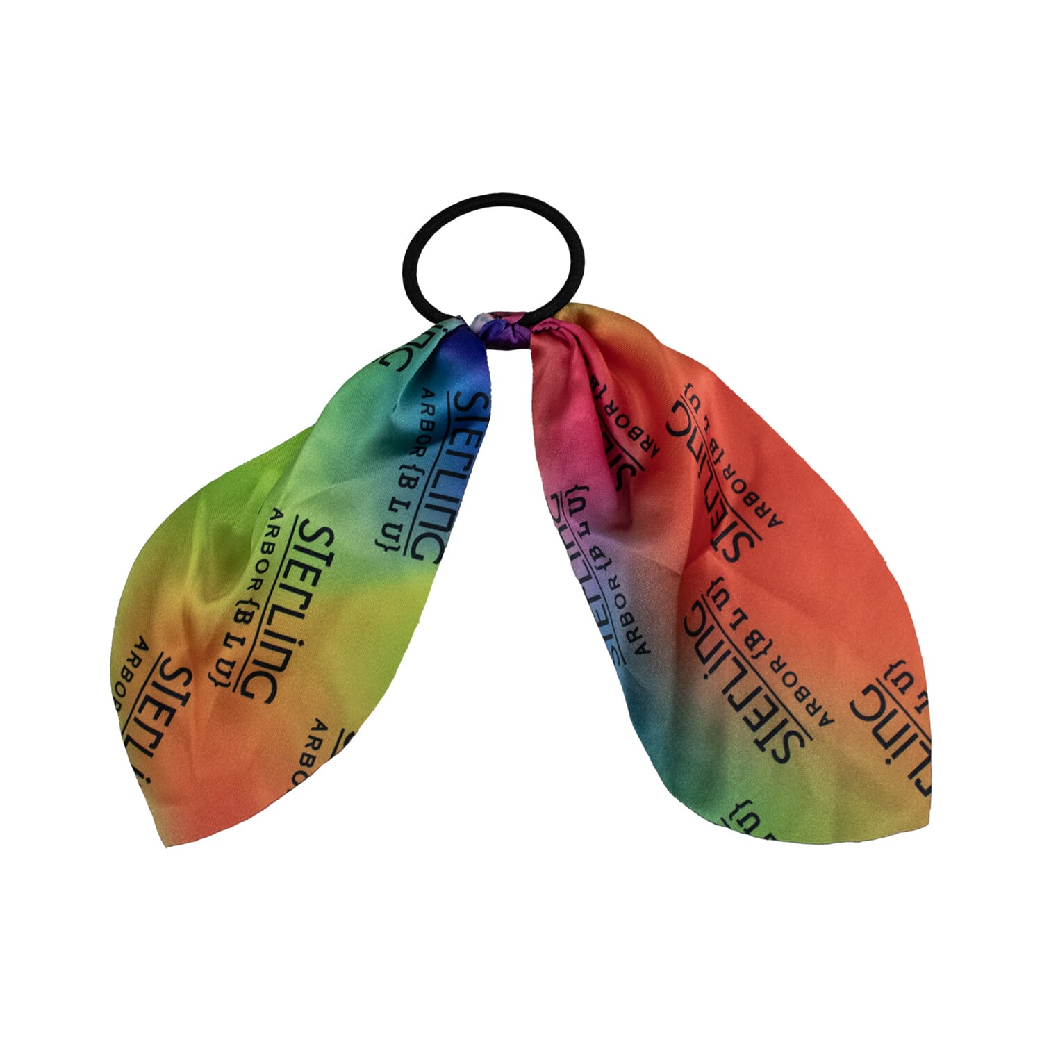 Shiny Full Color Bow Hair Tie