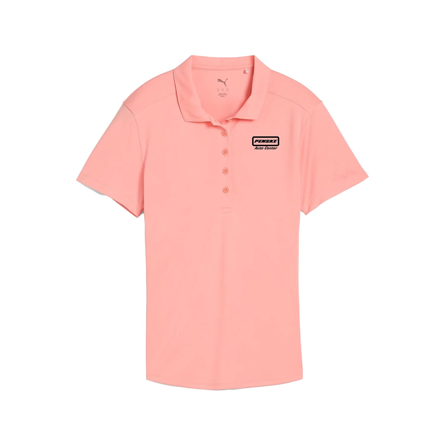 Women's Puma Solid Short Sleeve Polo