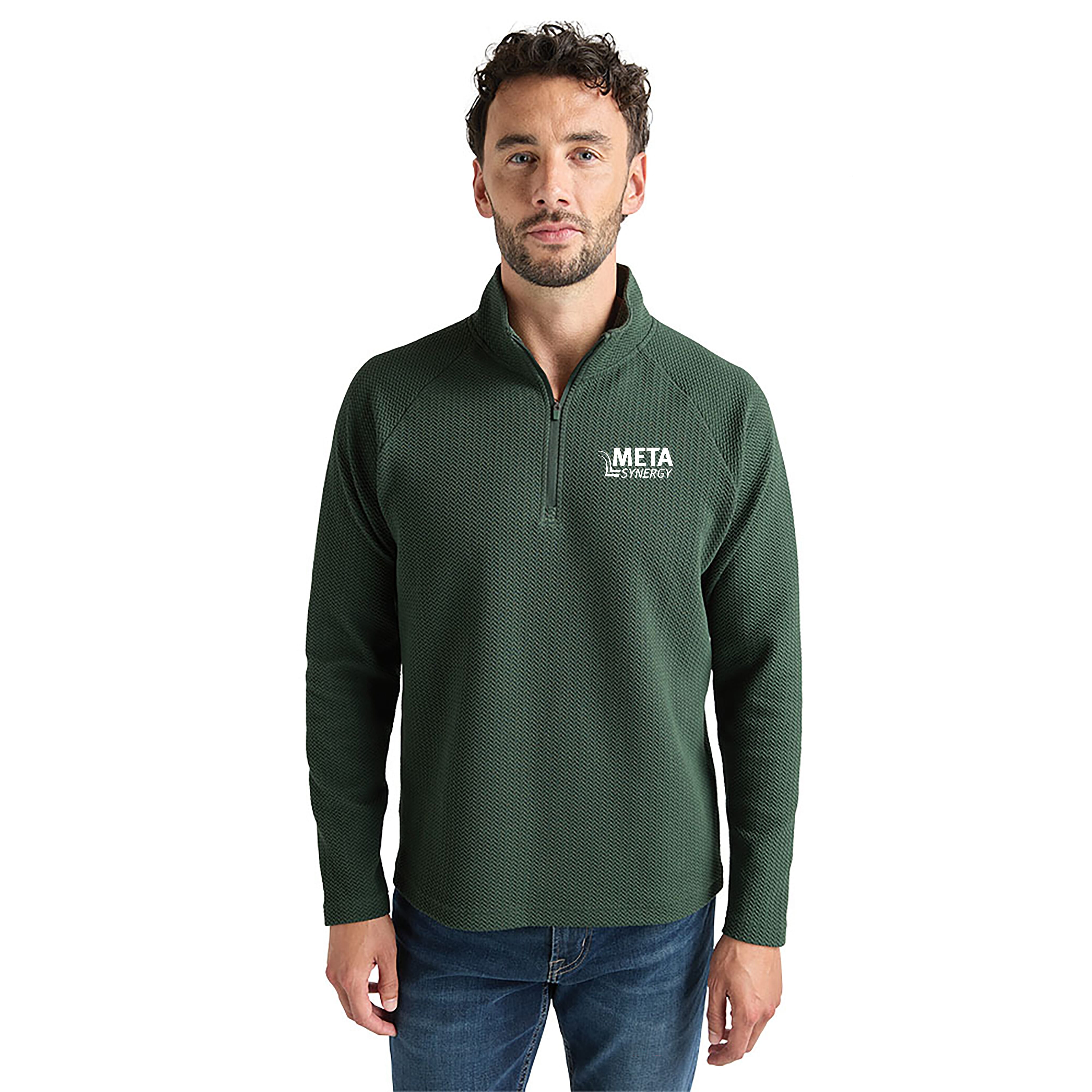 Men's TexturKnit™ Quarter Zip Pullover