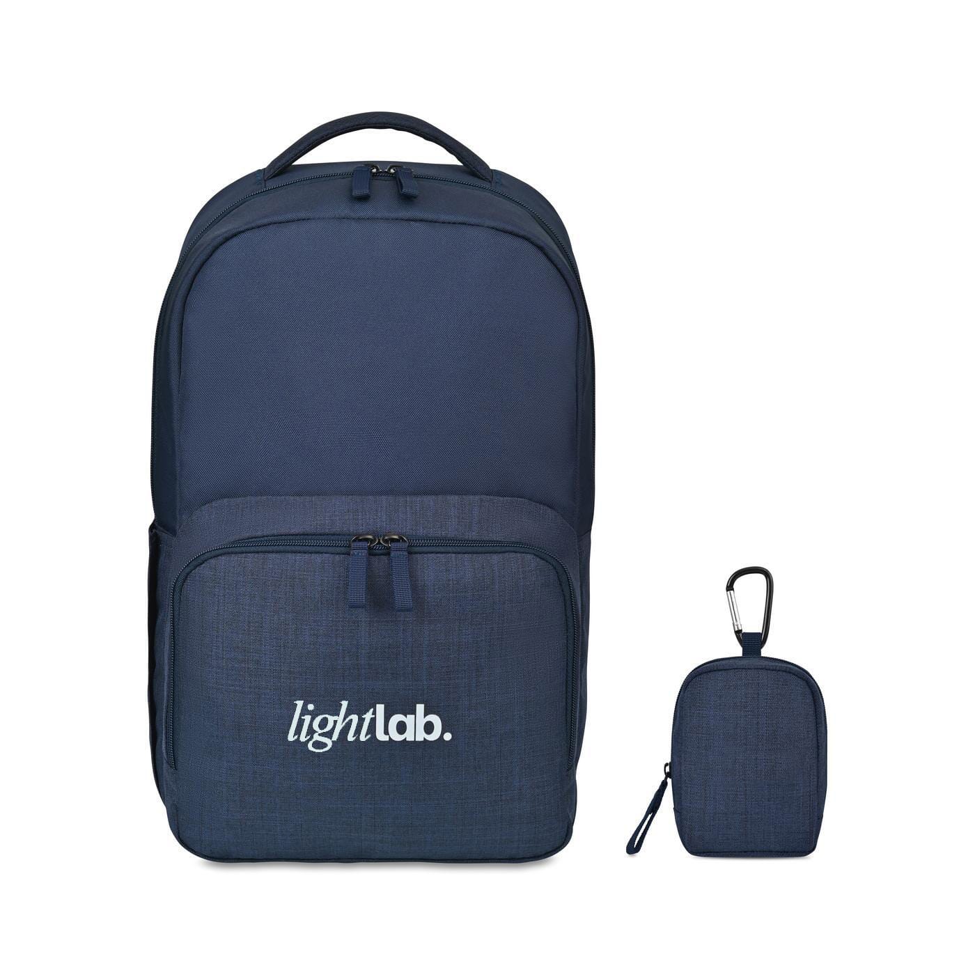 Fletcher Recycled rPET Laptop Backpack & Mini Pouch Bag Charm Set